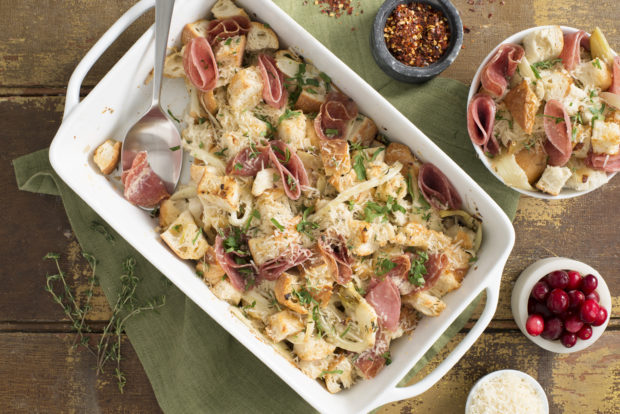 Spicy Salami and Fennel Stuffing