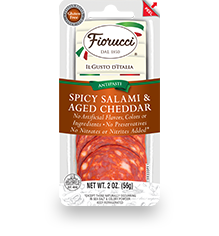 Spicy Salami & Aged Cheddar Snack Pack