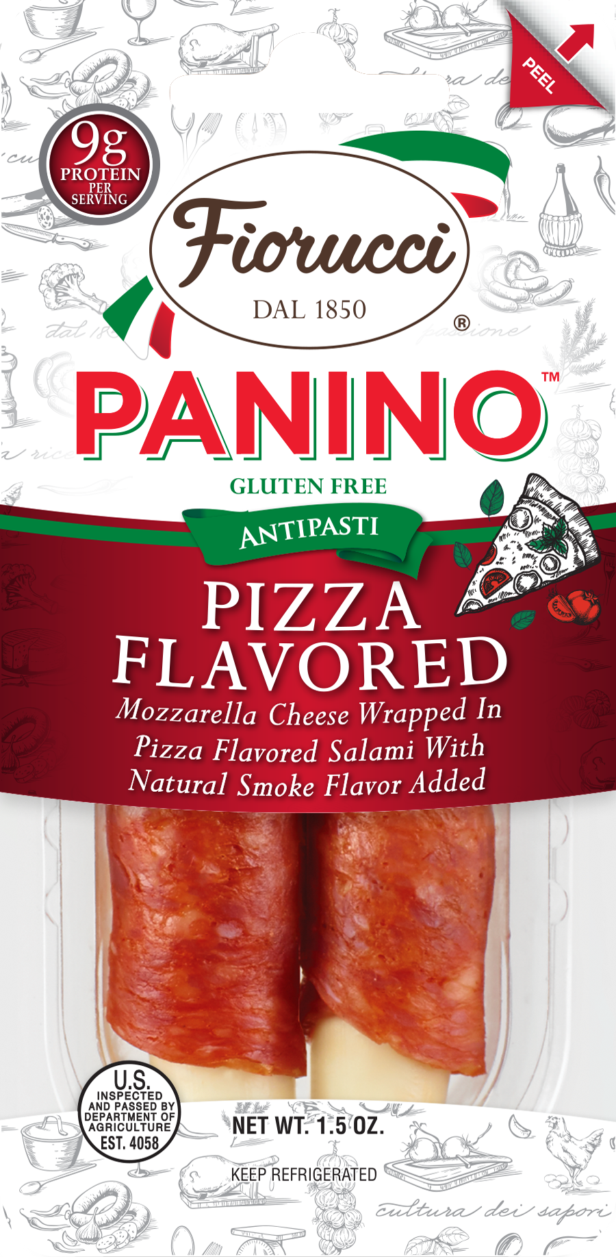 PIZZA FLAVORED PANINOS