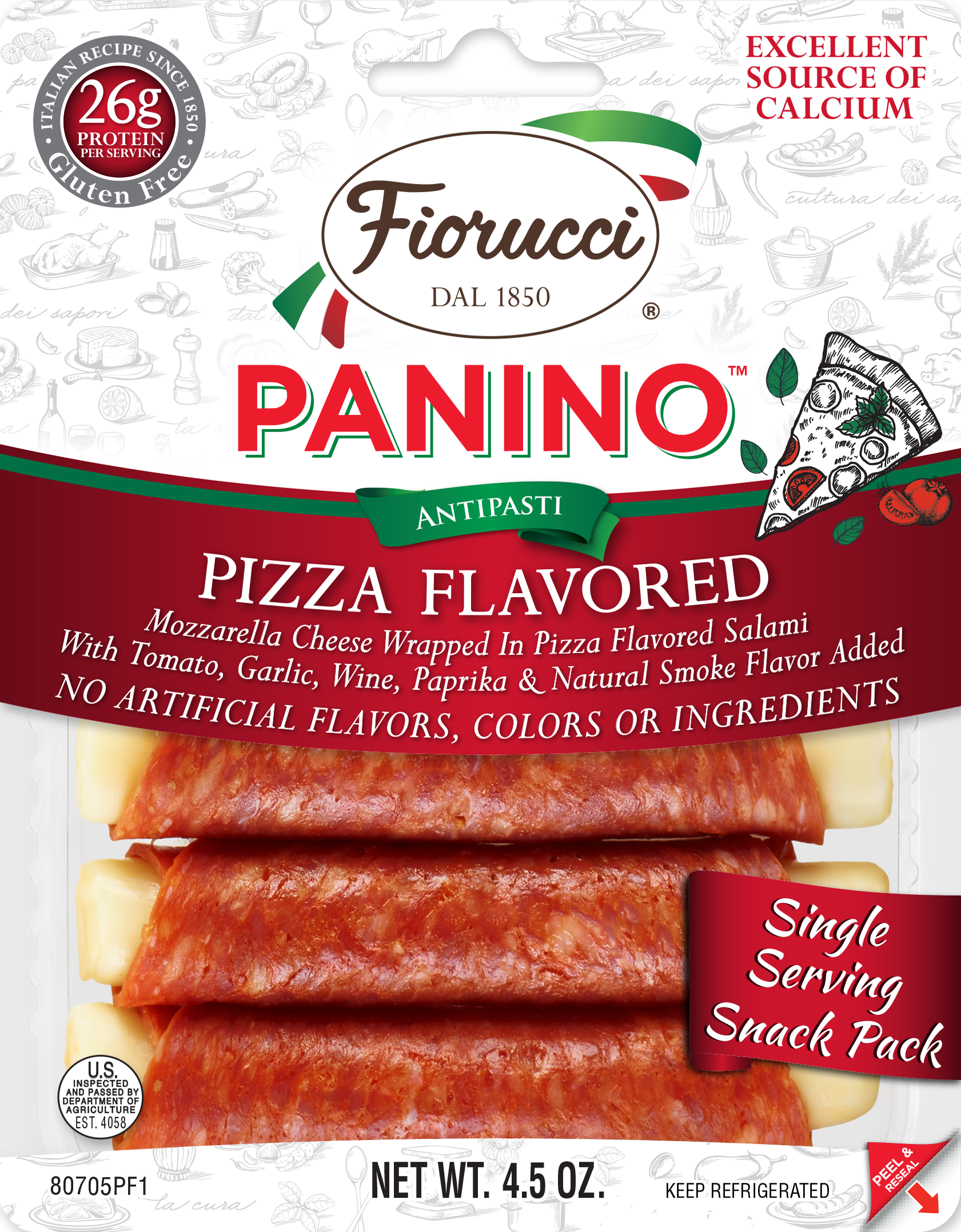 PIZZA FLAVORED PANINOS